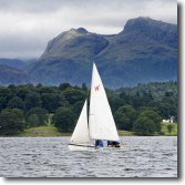 yacht on lake